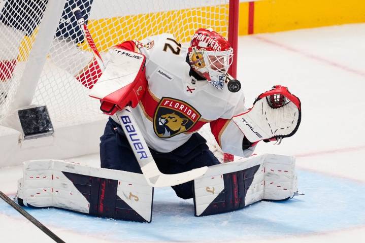 Sergei Bobrovsky and Brad Marchand lead Panthers to 4-0 win over Stars – Winnipeg Free Press