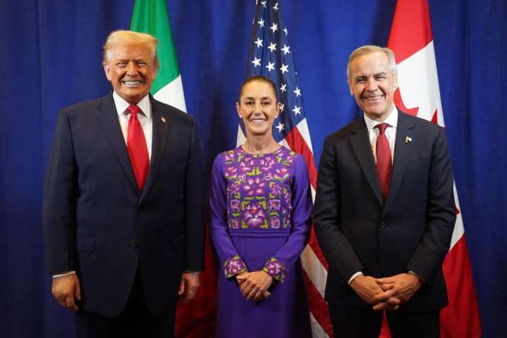Destaca Claudia Sheinbaum cooperación trilateral tras reunión con Trump y Carney