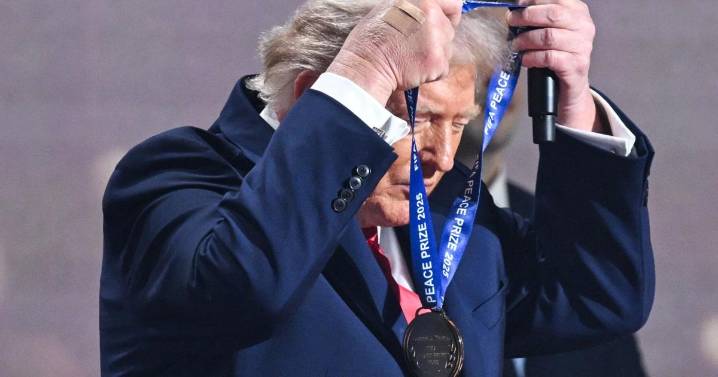 FIFA gives Trump a peace prize in a departure from its traditional focus on sport