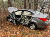 One Hospitalized In Three-Car Crash: Manchester PD