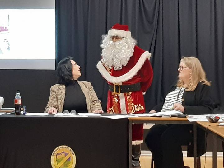 Interfaith Santa drops in on Telford parish council meeting to add new ‘claus’ to agenda