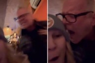 Unhinged bigot caught on video unleashing antisemitic rant at Jewish woman in NYC eatery