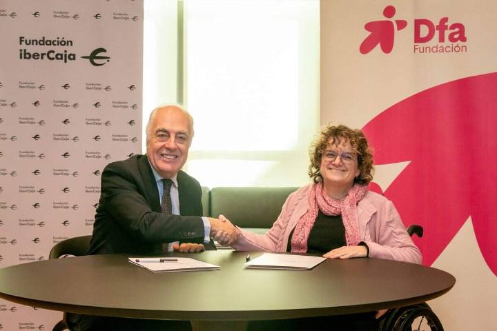 Fundación Ibercaja y Fundación Dfa refuerzan su alianza para impulsar el empleo de personas con discapacidad