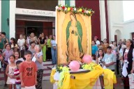 Inauguraron la puesta en valor de la Parroquia Guadalupe con trabajo de internos: procesión, bendición y festejo