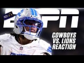 Cowboys vs. Lions Reaction 🦁 Jahmyr Gibbs scores 3 TD’s to snap skid