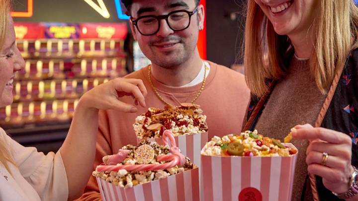 Pick n flicks: Brits fall for pimped-up popcorn - and 72% say they're as good as the movie