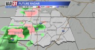 Isolated snow flurries this morning, widespread rain this evening