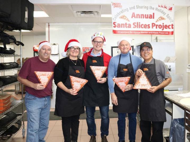 Kingston restaurant owner set to donate record number of Santa Slices