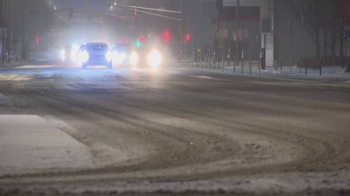 Snowfall creates slow commute across central Indiana
