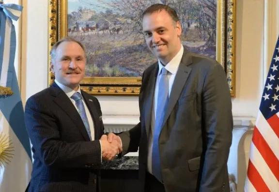 Adorni y el embajador Lamelas avanzan en una agenda estratégica con Estados Unidos