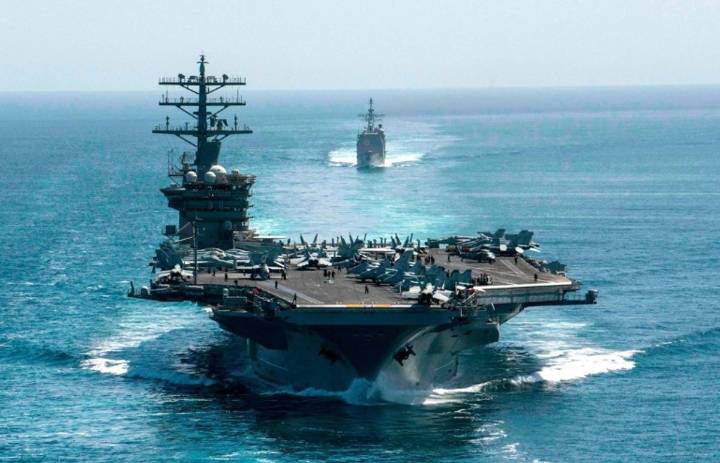 Irán inicia maniobras en el golfo Pérsico y emite alertas a buques de EU en la zona