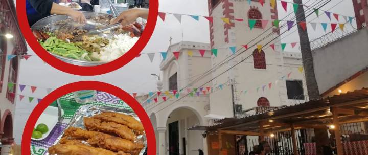 Tradición y sabor se disfruta en las calles de la iglesia Santuario de Nuestra Señora de Guadalupe