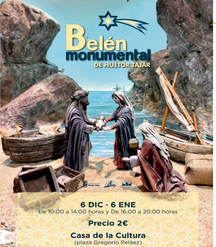 El Belén Monumental de Huétor Tájar abre este fin de semana con más de 100 metros cuadrados y 500 figuras