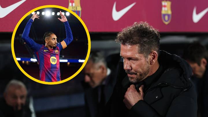 Simeone se rinde a Raphinha: "No sé cómo no ganó el Balón de Oro"