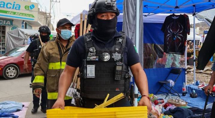 Refuerzan operativos vs venta y almacenamiento ilegal de pirotecnia en Hidalgo