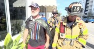 West Palm Beach veteran walks 98 miles to Miami to honor Surfside collapse victims