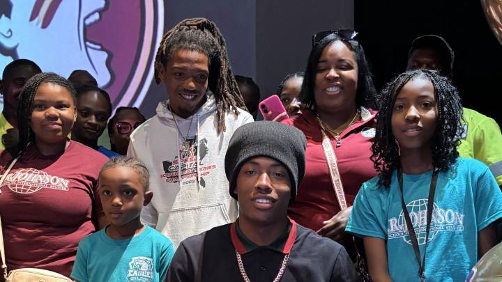 Four Booker standouts sign to play college football