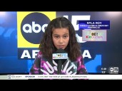 Kidcaster Nyla gives your Thursday morning forecast from Sheely Farms Elementary School