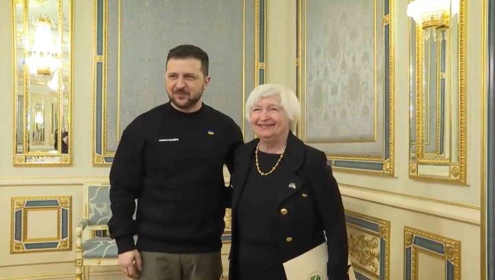 To Save Time, Treasury Secretary Yellen Gives Zelensky Key To U.S. Treasury