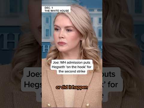 Joe: WH admission puts Hegseth 'on the hook' for second strike