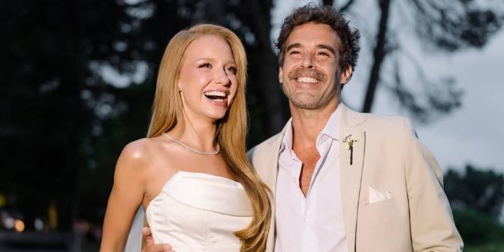 El espectacular casamiento de Nicolás Cabré y Rocío Pardo en un bosque cordobés: todas las fotos