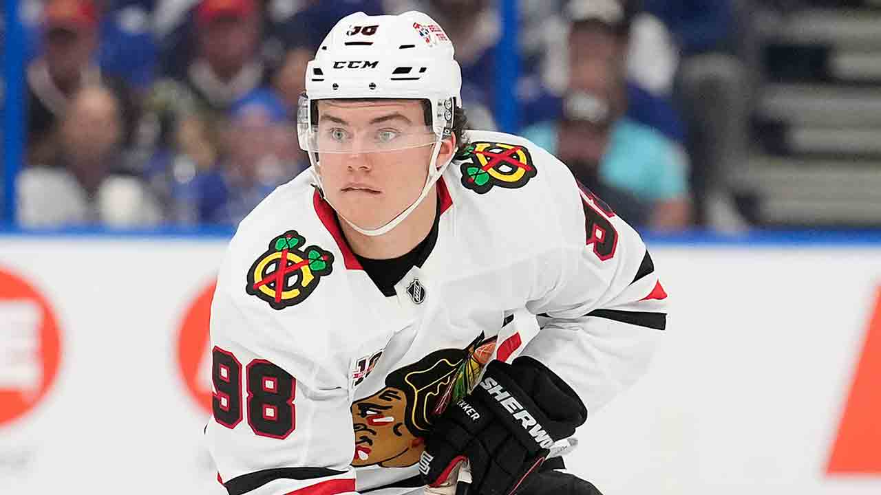 Blackhawks’ Connor Bedard out Saturday after suffering injury vs. Blues