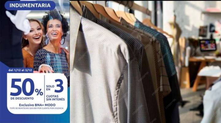 El Gobierno y el Banco Nación renuevan los descuentos del 50% en indumentaria