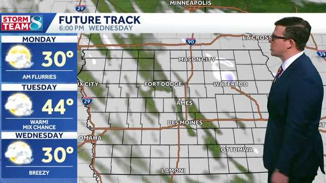 Des Moines weather: 40s return this week before more snow chances