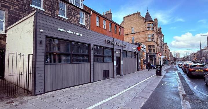 Edinburgh Hibs bar with links to Trainspotting for sale