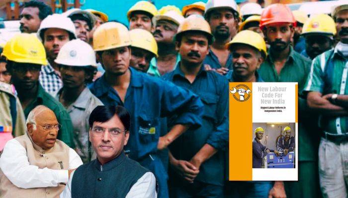 Centre responds to fear-mongering by opposition on new Labour Codes, minister Mansukh Mandaviya gives point by point rebuttal to Mallikarjun Kharge’s allegations