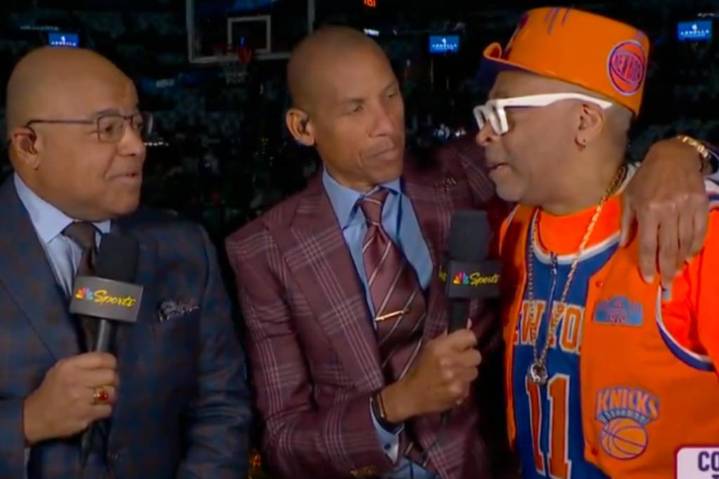 Reggie Miller and Spike Lee cut it up on NBC's Knicks