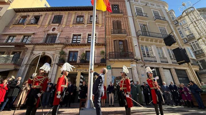 Málaga celebra el 47º aniversario de la Constitución