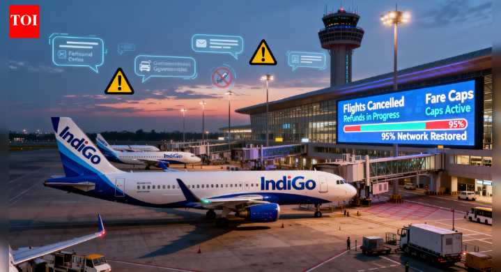 IndiGo chaos Day 5: Over 800 flights cancelled even as airline claims 95% network connectivity restored