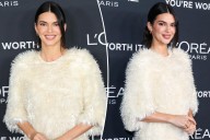 Kendall Jenner wears fully beaded Bottega Veneta dress to L'Oréal event