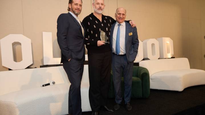 'Palm Royale' Creator Abe Sylvia on Benefits of Filming in L.A.