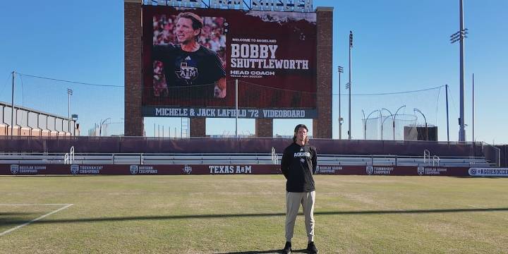 Texas A&M soccer introduces Bobby Shuttleworth as its new head coach