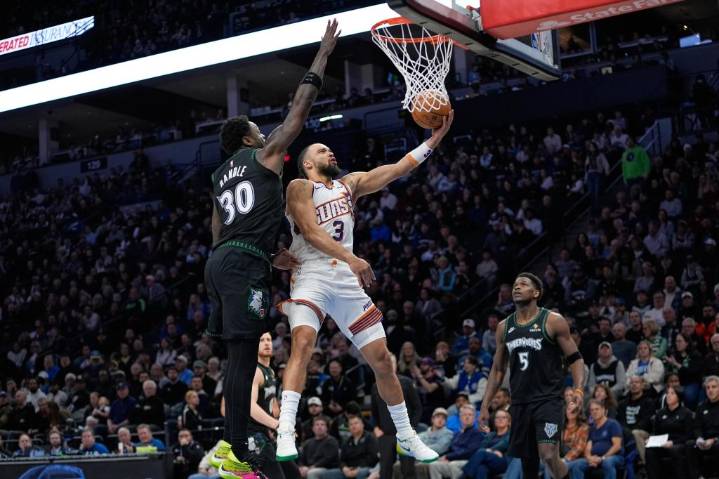 Suns superan 40 puntos de Edwards y rompen racha de cinco victorias de Timberwolves al ganar 108
