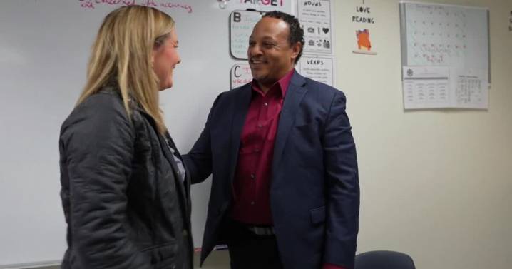 Melissa surprises Richmond principal for work helping students with disabilities