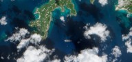 Satellite Shows US Carrier Strike Group in Caribbean