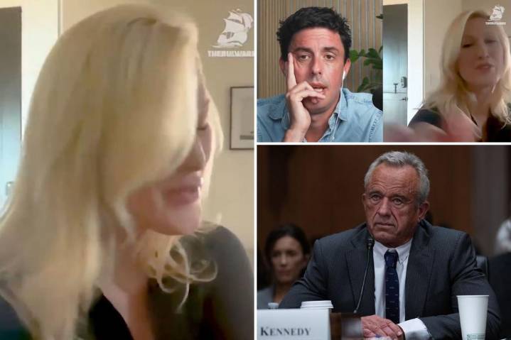 Olivia Nuzzi breaks down in tears when grilled about withholding RFK Jr. secrets