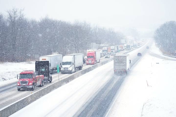 The first big snowstorm of the winter hits the Northeast