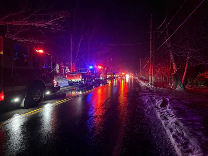 Wood cabin destroyed by fire on Onondaga Nation