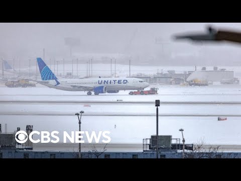 Thanksgiving travelers still trying to get home as winter storm heads east