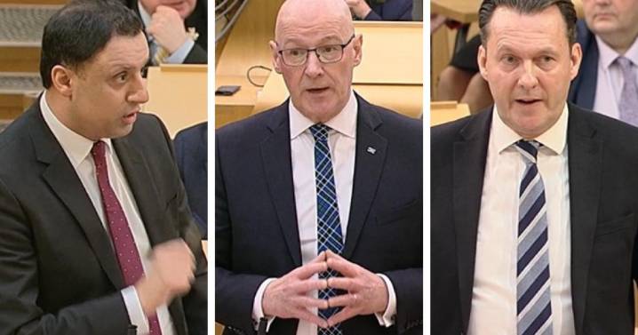 Tories and Labour round on John Swinney to sack Justice Secretary