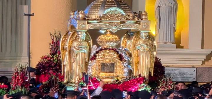 La Aurora Chiquinquireña inicia con la procesión de la Reina Morena