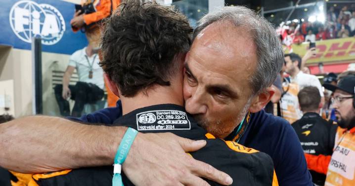 Lando Norris' dad rushed to be sick in toilet after devastating news on track