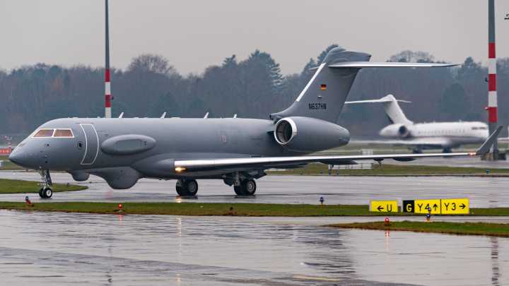 Germany’s First PEGASUS SIGINT Aircraft Returns to Hamburg to Continue Conversion
