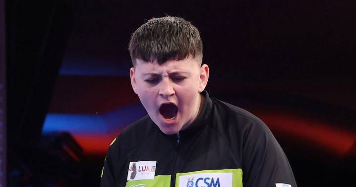 Darts sensation, 15, misses out on Luke Littler record but lands life