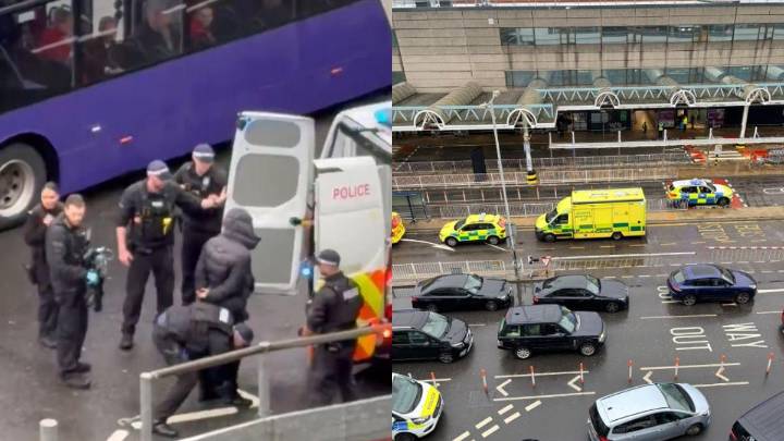 Armed police swarm London's Heathrow after pepper spray attack leaves several injured, one held