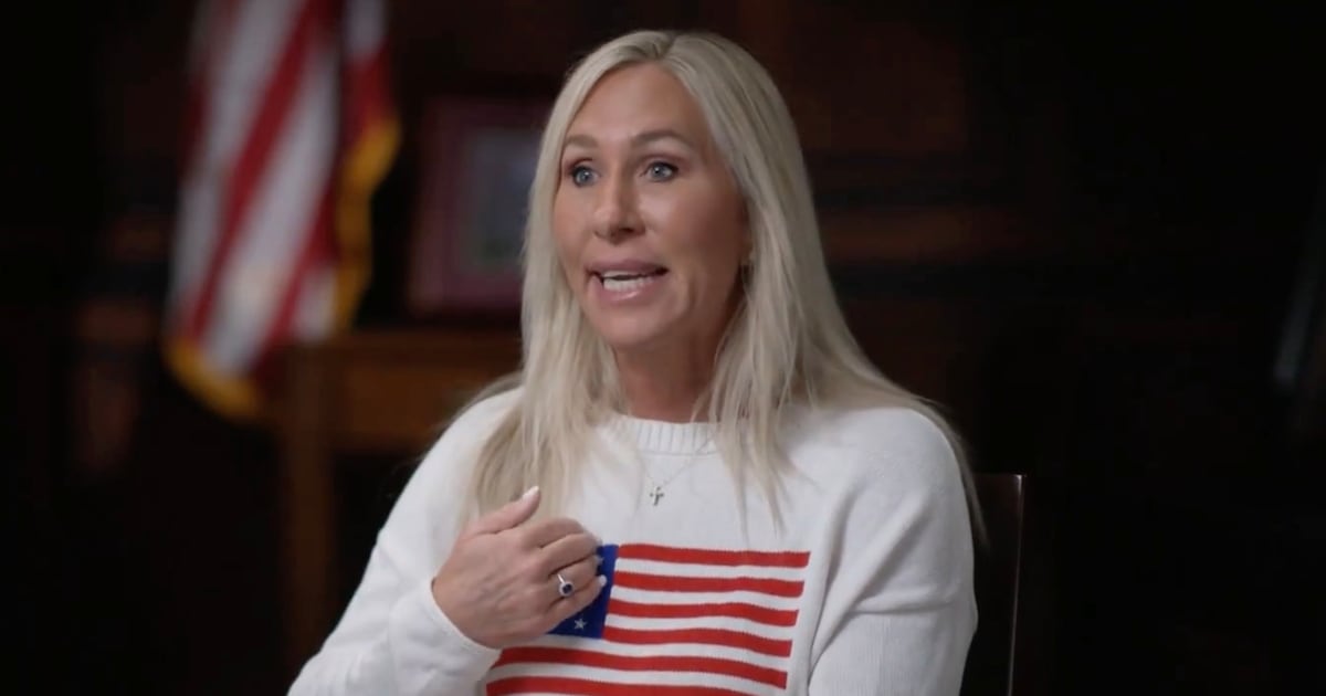Marjorie Taylor Greene Exposes on '60 Minutes' How Donald Trump’s Allies Badmouth Him Behind His Back